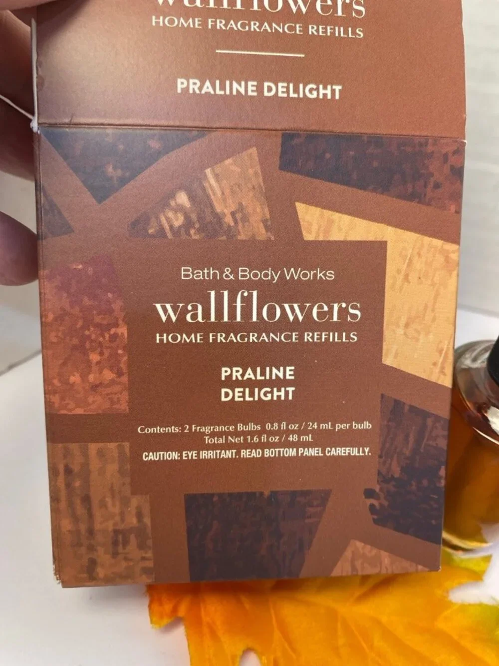 “Praline Delight” Bath & Body Works 2 New Wallflower Refills